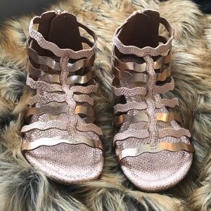 Rose Gold Gladiator sandals | BRAND NEW